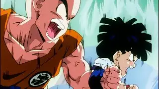 Krilin y Gohan atacan a Gurdo con todo su Poder &brvbar; Dragon Ball Z -Latino