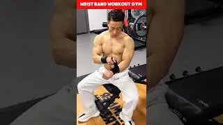Wrist Wraps - How to use them correctly। wrist band workout at home 🏠। #shorts #fitness #wristband