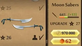 The best weapon in Shadow Fight 2 | Moon Sabers|