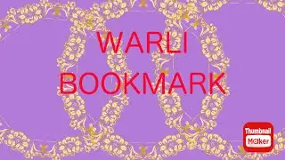Warli art bookmark