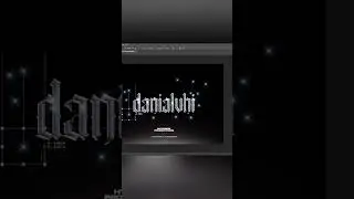 CHROME TEXT EFFECT WITH PSD (2024) #shorts