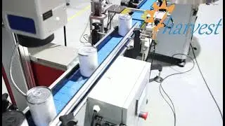 Automatic round bottle labeling machine manufacturers,automatic tin can turner machine factory