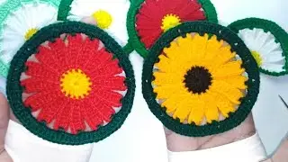 Let's make Crochet Flower 🌼 with Huma's Crochet || Crochet Flower Coaster || Live Stream 