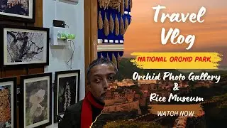 Exploring orchid photo gallery and rice museum at Kajiranga Biodiversity Park.
