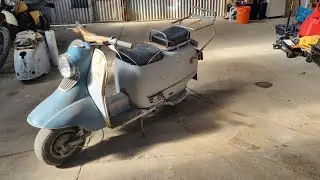 barn find 1960 fuji Rabbit Junior scooter