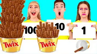 100 Layers of Food Challenge | Amazing Kitchen Recipes by RaPaPa Challenge