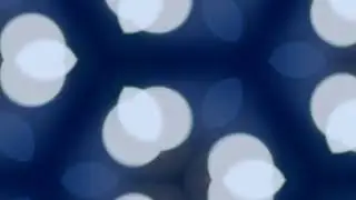Abstract video of defocused lights in a prism
