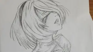 How to Draw 2B of Nier Automata