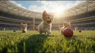 Cute kittens playing on the grass | Sweetest meowing sounds ever | Real cat sounds |