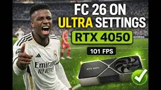 Is RTX 4050 Enough for FC 26 on Ultra? (Gameplay Test)