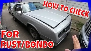 How To Check Your G-Body 1978 to 1988 car For Rust and Bondo