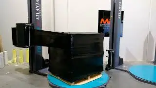 Black pallet wrap |  Prestretch pallet Wrapper  | Atlanta stretch Mytho S