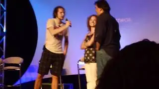 Tony Rush Gets Interviewed On Stage At An Event