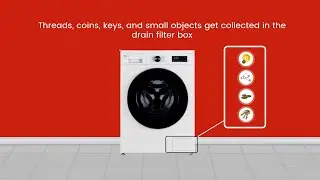 How to Clean the Drain Pump Filter | LG Front Load Washing Machine Hindi Tutorial