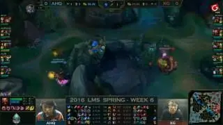 2016 2 26 AHQ vs XG 老山超狂的搶藍被制裁了