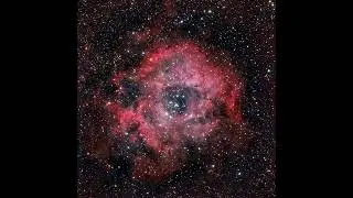 Rosette Nebula Through a 50 MM Refractor Telescope 2 25 2025
