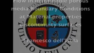 &ldquo;Flow in def. porous media boundary conditions at material properties discontinuity surfaces&ldquo;
