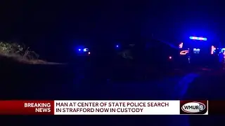 Man at center of police search in Strafford taken into custody