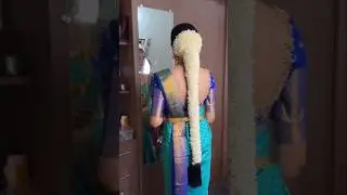 How to make Traditional mangalore Malli bridal hairstyle model #shorts