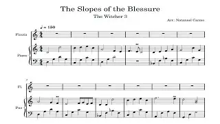 [SHEET MUSIC] The Witcher 3 - Slopes of the Blessure (Piano and Flute)