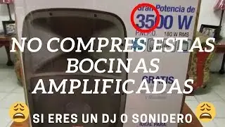 ⛔NO COMPRES ESTAS BOCINAS AMPLIFICADAS SI ERES DJ O SONIDERO ⛔/ no te dejes enga&ntilde;ar /