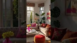 Small Boho Chic | Living Room Decorations | small living room ideas #Shorts #YouTubeShorts #Viral