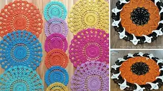 Top 50 crochet table mat designs 2k20 ||amazing ideas and inspiration for crochet lovers