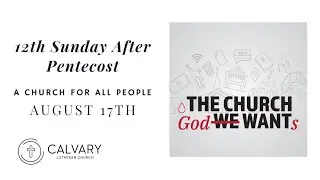 A CHURCH FOR ALL PEOPLE