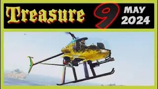 Shipwreck Treasure Location Today May 9 2024 GTA Online ☠️  Frontier Outfit / Pirate Costume ☠️