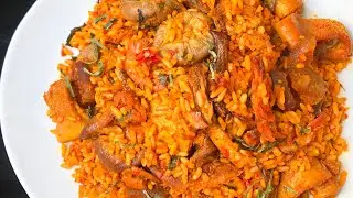 How To Make The Perfect Nigerian Palm Oil Rice/ Native Jollof Rice