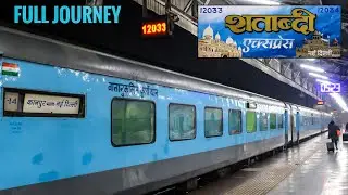 KANPUR To NEW DELHI | 12033 CNB-NDLS Shatabdi Express | High-Speed Full Journey