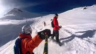 Skiing Deep Powder in Val Thorens - GoPro Hero 3+ HD
