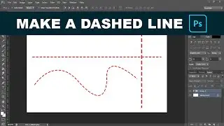 How to make a dashed line in photoshop