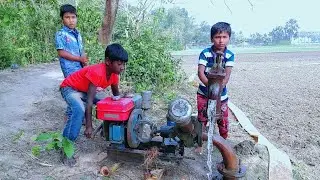 How To Start Antic Machine.45 Years Oldater Pump Diesel Engine Start AmazingSkills By Village Boy.