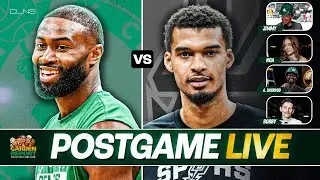 LIVE Garden Report: Celtics vs Spurs Postgame Show on CLNS Media - Wemby TAKEOVER at TD