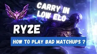 RYZE HOW TO WIN BAD MATCHUP AND CARRY GAMES ? RYZE VS ANIVIA