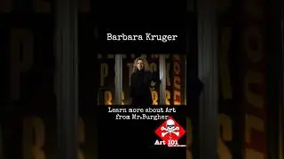 Kruger&rsquo;s Artwork  | Art 101 Shorty | 😐 🍔 🎨 | #art101 #barbarakruger #arttalk