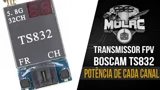 BOSCAM TS832: MEDINDO A POT&Ecirc;NCIA