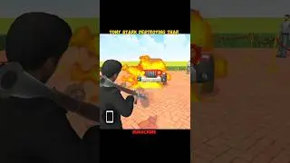 😱TONY STARK DESTROYING THAR 💥#TRANDING #SHORTS #SHORTSFEED #INDIANTHEFTAUTO