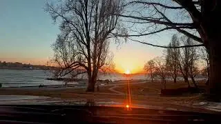 Insta 360 Ace Pro Timelapse of sunset at Vancouver Sunset Beach