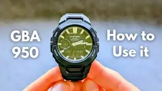 G-Shock GBA 950 - Manual & Instructions ( Full Beginners User Guide )
