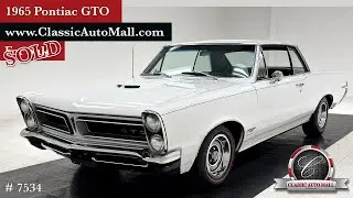 1965 Pontiac GTO with 389 V8 - Sold - Consignments at Classic Auto Mall, Morgantown PA #automall