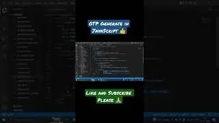 OTP Generator In Java script | Method OTP Grnerate 