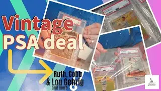 VINTAGE PSA DEAL UNBOXING - Ruth, Cobb, Gehrig