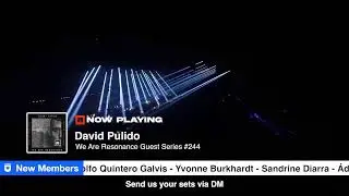 #Techno DJ Mix set by David Pulido - We Are Resonance Guest Series #244
