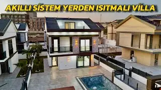 Didimde Satılık Akıllı Sistem Yerden Isıtmalı Tam Müstakil 4+1 Sıfır Villa / No:215