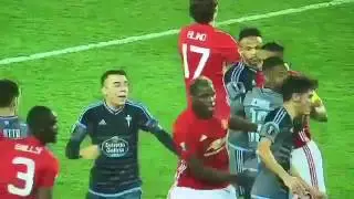 FIGHT and RED CARDS Manchester United Vs Celta Vigo Bailly & Roncaglia
