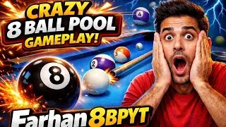 😱 Ye Shot Expect Nahi Tha! | 8 Ball Pool Random Gameplay 🔥 | Farhan8BPYT