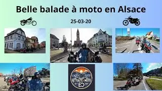 25-03-20 Belle balade à moto en Alsace