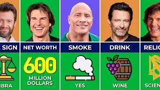 Comparison: Tom Cruise vs Dwayne Johnson vs Hugh Jackman
